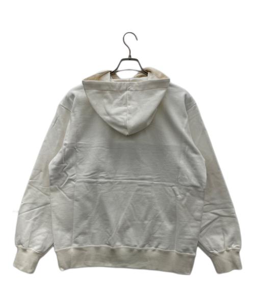 ATELIER MONT KEMMEL（アトリエモンケメル）ATELIER MONT KEMMEL (アトリエモンケメル) LINE HOODY ホワイト サイズ:SIZE Freeの古着・服飾アイテム