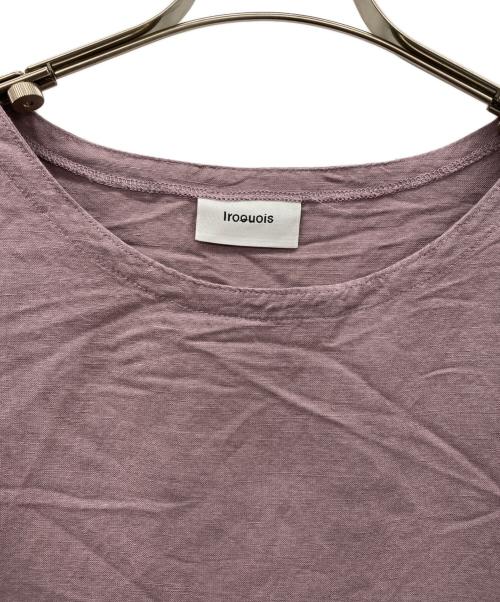 IROQUOIS（イロコイ）IROQUOIS (イロコイ) LI/RY FABRIC Tee ピンク サイズ:Fの古着・服飾アイテム