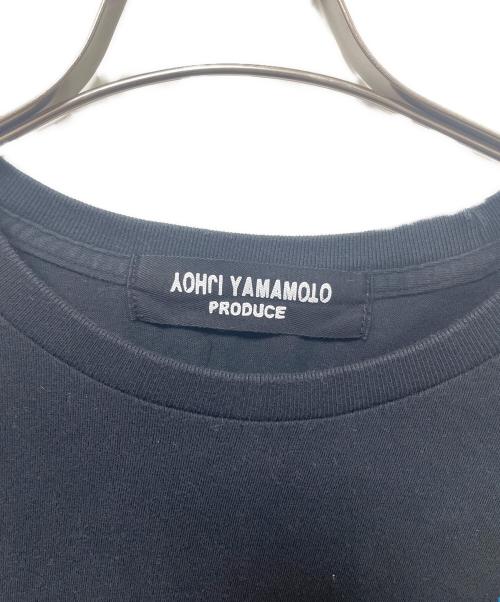 YOHJI YAMAMOTO PRODUCE（ヨウジヤマモト プロデュース）YOHJI YAMAMOTO PRODUCE (ヨウジヤマモト プロデュース) LESLIE KEE 半袖カットソー ブラック サイズ:３の古着・服飾アイテム