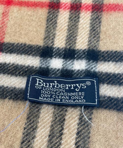 Burberry's（バーバリー）Burberry's (バーバリーズ) ノバチェックマフラー ブラウンの古着・服飾アイテム