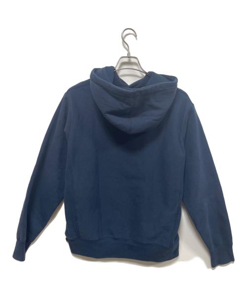 SUPREME（シュプリーム）SUPREME (シュプリーム) Classic Script Hooded Sweatshirt ネイビー×ホワイト サイズ:Sの古着・服飾アイテム