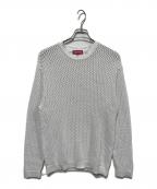 SUPREMEシュプリーム）の古着「Open Knit Small Box Sweater」｜ホワイト