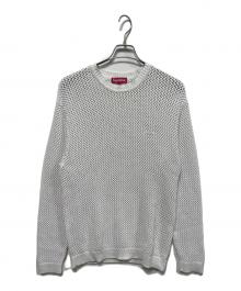 SUPREME（シュプリーム）の古着「Open Knit Small Box Sweater」｜ホワイト