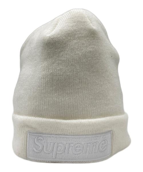 SUPREME（シュプリーム）SUPREME (シュプリーム) New Era (ニューエラ) Box Logo Beanie ホワイトの古着・服飾アイテム