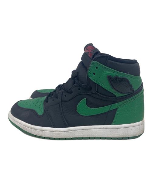 NIKE（ナイキ）NIKE (ナイキ) Nike Air Jordan 1 Retro High OG ブラック×グリーン サイズ:26の古着・服飾アイテム