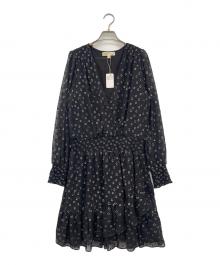 MICHAEL KORS（マイケル・コース）の古着「メタリックロゴワンピース」｜ブラック×シルバー