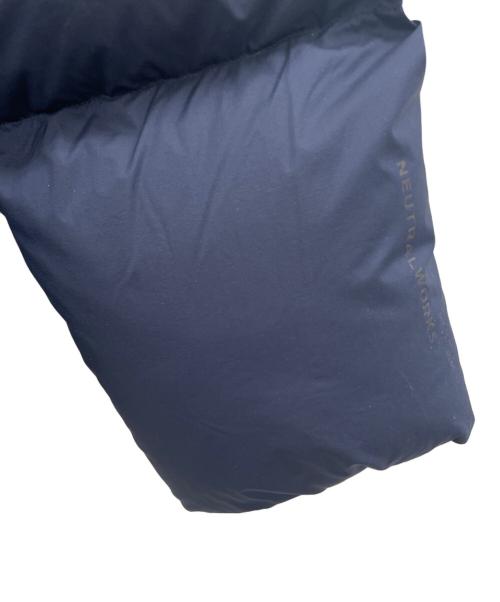 NEUTRAL WORKS（ニュートラルワークス）NEUTRAL WORKS (ニュートラルワークス) ノーカラーダウンジャケット ネイビー サイズ:Lの古着・服飾アイテム