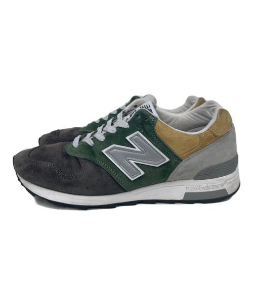 NEW BALANCE（ニューバランス）NEW BALANCE (ニューバランス) スニーカー グリーン×ブラウン サイズ:28.5の古着・服飾アイテム
