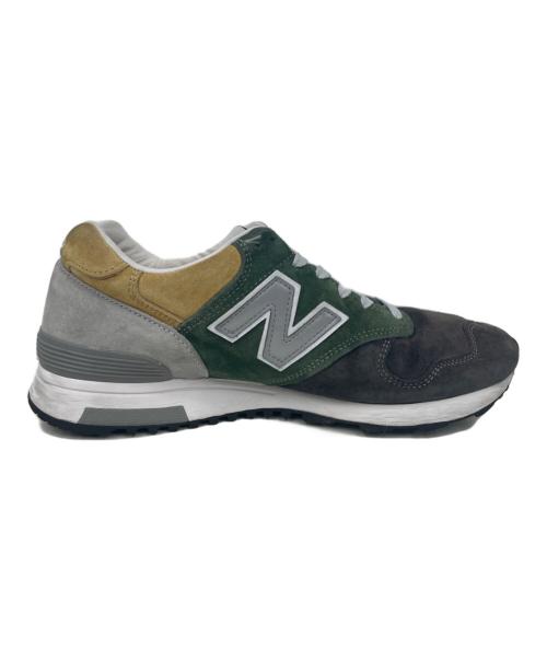NEW BALANCE（ニューバランス）NEW BALANCE (ニューバランス) スニーカー グリーン×ブラウン サイズ:28.5の古着・服飾アイテム