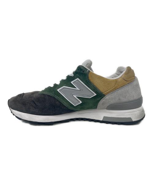 NEW BALANCE（ニューバランス）NEW BALANCE (ニューバランス) スニーカー グリーン×ブラウン サイズ:28.5の古着・服飾アイテム