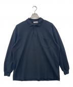 nanamicaナナミカ）の古着「長袖ポロシャツ」｜ブラック