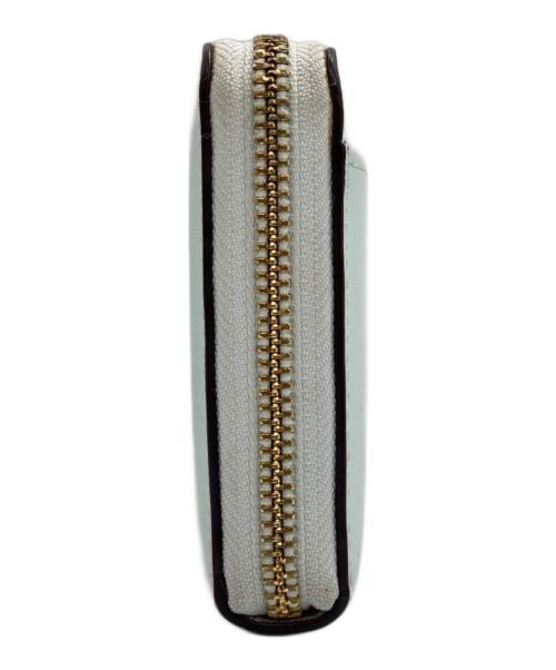 Kate Spade（ケイトスペード）Kate Spade (ケイトスペード) ラウンドファスナー財布 スカイブルーの古着・服飾アイテム