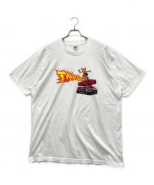 SUPREME×THRASHER（シュプリーム×スラッシャー）の古着「Back Tail Tee」｜ホワイト×レッド