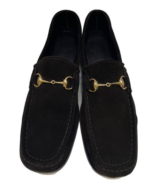 GUCCI（グッチ）GUCCI (グッチ) ローファー ブラウン サイズ:SIZE 43の古着・服飾アイテム