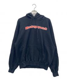 BlackEyePatch（ブラックアイパッチ）の古着「ロゴプリントプルオーバーパーカー」｜ブラック