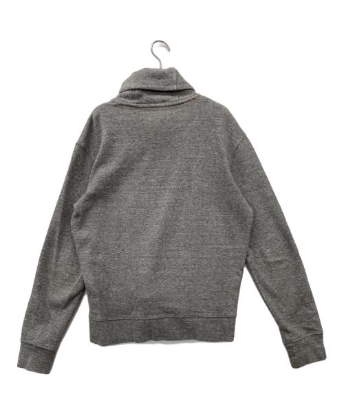 POLO RALPH LAUREN（ポロ・ラルフローレン）POLO RALPH LAUREN (ポロ・ラルフローレン) ショールカラープルオーバーリブニット グレー サイズ:Sの古着・服飾アイテム
