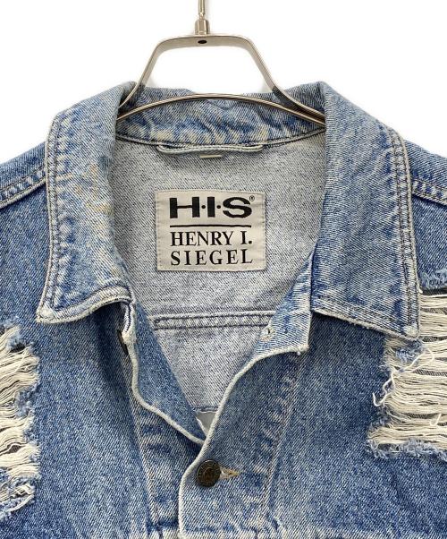 HENRY I. SIEGEL（ヘンリー・I・シーゲル）HENRY I. SIEGEL (ヘンリー・I・シーゲル) デニムジャケット インディゴ サイズ:Lの古着・服飾アイテム