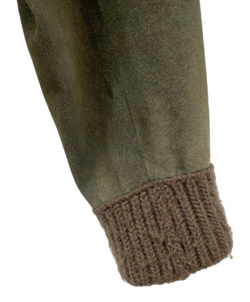 salvatore santoro（サルヴァトーレサントロ）salvatore santoro (サルヴァトーレサントロ) スウェードジャケット オリーブ サイズ:46の古着・服飾アイテム