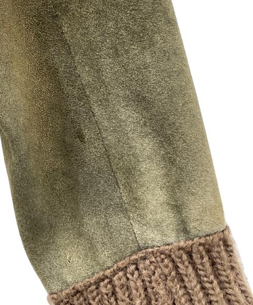 salvatore santoro（サルヴァトーレサントロ）salvatore santoro (サルヴァトーレサントロ) スウェードジャケット オリーブ サイズ:46の古着・服飾アイテム