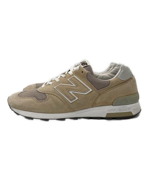NEW BALANCE（ニューバランス）NEW BALANCE (ニューバランス) ローカットスニーカー ベージュ サイズ:28.5の古着・服飾アイテム