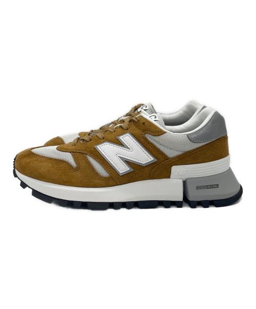 NEW BALANCE（ニューバランス）NEW BALANCE (ニューバランス) ローカットスニーカー ベージュ×グレー サイズ:28.5の古着・服飾アイテム