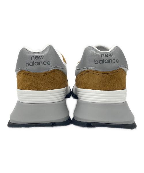 NEW BALANCE（ニューバランス）NEW BALANCE (ニューバランス) ローカットスニーカー ベージュ×グレー サイズ:28.5の古着・服飾アイテム