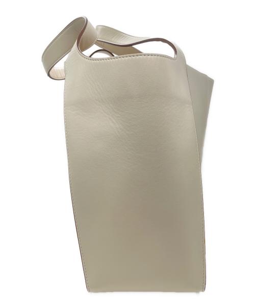 STELLA McCARTNEY（ステラマッカートニー）STELLA McCARTNEY (ステラマッカートニー) レザートートバッグ アイボリーの古着・服飾アイテム