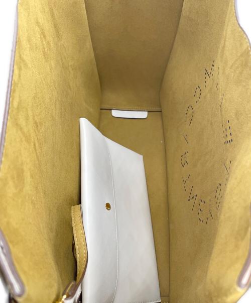 STELLA McCARTNEY（ステラマッカートニー）STELLA McCARTNEY (ステラマッカートニー) レザートートバッグ アイボリーの古着・服飾アイテム