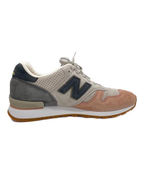 NEW BALANCE（ニューバランス）NEW BALANCE (ニューバランス) ローカットスニーカー ピンク×グレー サイズ:28.5の古着・服飾アイテム
