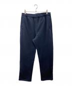 NEUTRALWORKSニュートラルワークス）の古着「ジャージーストレートパンツ」｜ネイビー