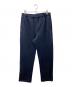 NEUTRALWORKS（ニュートラルワークス）の古着「ジャージーストレートパンツ」｜ネイビー