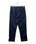 NEUTRALWORKS (ニュートラルワークス) ジャージーストレートパンツ ネイビー サイズ:XL 未使用品：8000円