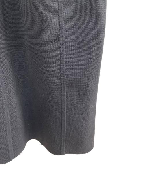 FRAY ID（フレイ アイディー）FRAY ID (フレイ アイディー) カシュクールギャザーブラウスニットコンビワンピ ブラック サイズ:Sの古着・服飾アイテム