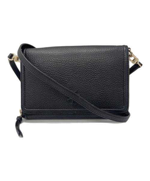 TORY BURCH（トリーバーチ）TORY BURCH (トリーバーチ) ショルダーウォレット ブラックの古着・服飾アイテム