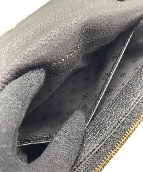 TORY BURCH（トリーバーチ）TORY BURCH (トリーバーチ) ショルダーウォレット ブラックの古着・服飾アイテム