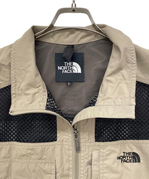 THE NORTH FACE（ザ ノース フェイス）THE NORTH FACE (ザ ノース フェイス) Earthly Mesh Vest ベージュ サイズ:Lの古着・服飾アイテム
