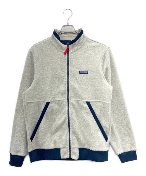 Patagonia（パタゴニア）Patagonia (パタゴニア) フリースジャケット ホワイト×ネイビー サイズ:Mの古着・服飾アイテム