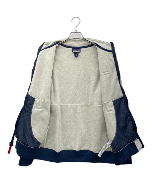 Patagonia（パタゴニア）Patagonia (パタゴニア) フリースジャケット ホワイト×ネイビー サイズ:Mの古着・服飾アイテム