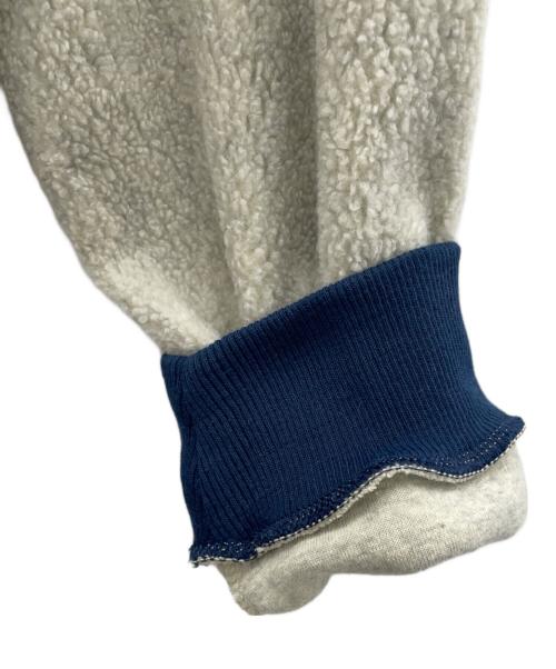 Patagonia（パタゴニア）Patagonia (パタゴニア) フリースジャケット ホワイト×ネイビー サイズ:Mの古着・服飾アイテム