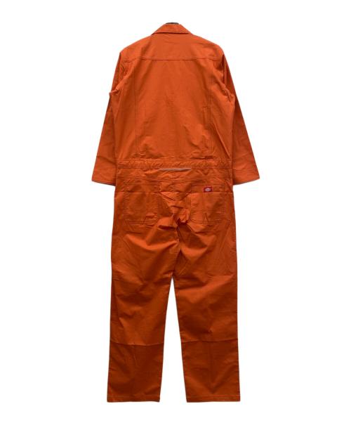 Dickies（ディッキーズ）Dickies (ディッキーズ) ストレッチ長袖ツナギ オレンジ サイズ:L 未使用品の古着・服飾アイテム