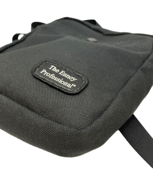 The Ennoy Professional（ザ エンノイ プロフェッショナル）THE ENNOY PROFESSIONAL (ザ エンノイ プロフェッショナル) ナイロンショルダーバッグ ブラックの古着・服飾アイテム
