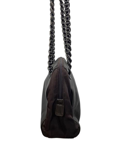 PRADA（プラダ）PRADA (プラダ) チェーンショルダーバッグ ブラックの古着・服飾アイテム