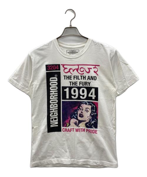 NEIGHBORHOOD（ネイバーフッド）NEIGHBORHOOD (ネイバーフッド) グラフィックTシャツ ホワイト サイズ:Sの古着・服飾アイテム