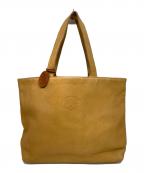 IL BISONTEイル ビゾンテ）の古着「レザートートバッグ 40周年モデル」｜ベージュ