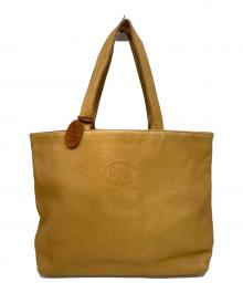 IL BISONTE（イル ビゾンテ）の古着「レザートートバッグ 40周年モデル」｜ベージュ