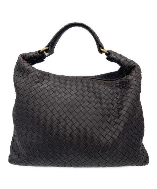 BOTTEGA VENETA（ボッテガベネタ）BOTTEGA VENETA (ボッテガベネタ) セミショルダーバッグ ブラウンの古着・服飾アイテム