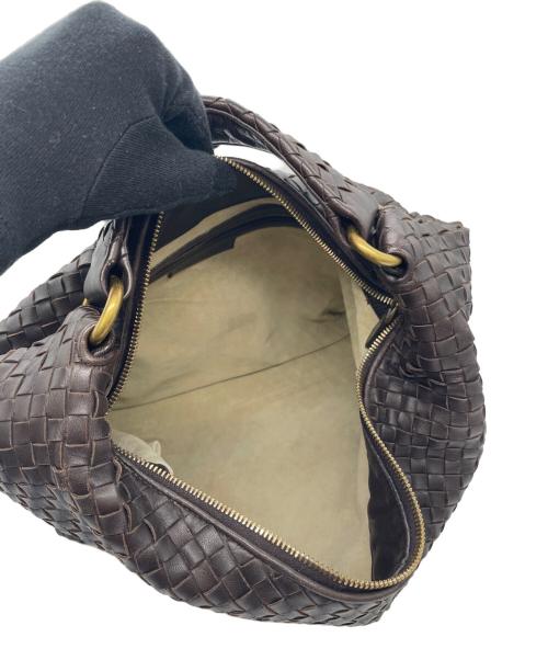 BOTTEGA VENETA（ボッテガベネタ）BOTTEGA VENETA (ボッテガベネタ) セミショルダーバッグ ブラウンの古着・服飾アイテム