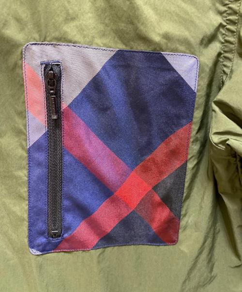 BLACK LABEL CRESTBRIDGE（ブラックレーベル クレストブリッジ）BLACK LABEL CRESTBRIDGE (ブラックレーベル クレストブリッジ) ナイロンジャケット グリーン サイズ:Mの古着・服飾アイテム