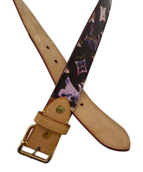 LOUIS VUITTON（ルイ ヴィトン）LOUIS VUITTON (ルイ ヴィトン) モノグラム ウォーターカラー サンチュール ブラウンの古着・服飾アイテム