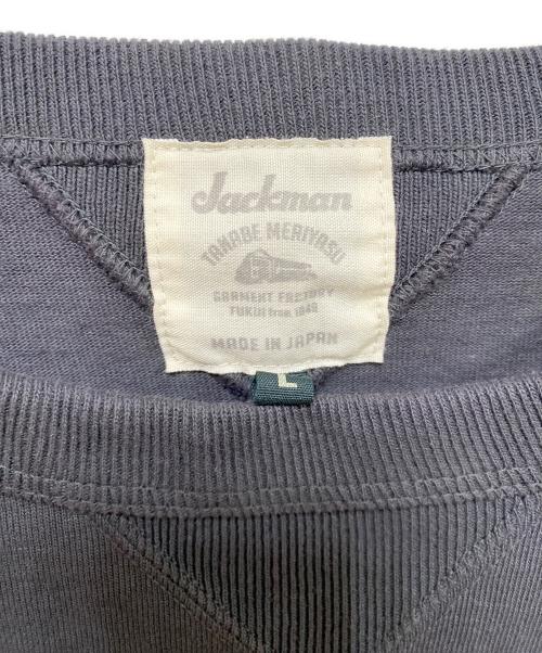 JACKMAN（ジャックマン）JACKMAN (ジャックマン) 半袖カットソー グレー サイズ:Lの古着・服飾アイテム